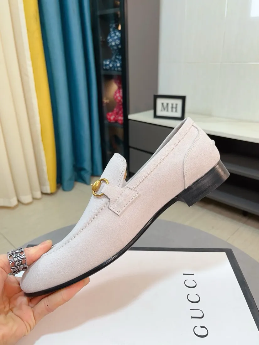Men's shoes 💰500🌹🌹【GUCCI】The most popular classic Gucci leather shoes. Synchronized with the official website, the upper is made of Italian first-layer cowhide ➕cowhide lining, with unique brand and unique craftsmanship. Highlighting the hot style of the new year. Stop hesitating, stop wandering, get it now. Number: 38--44